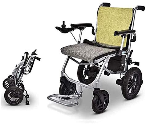 Buy FGVDJ Electric Wheelchairs For Adults Motorised Folding Lightweight