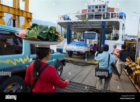 Indonesia Lombok On The Ferry To Sumbawa Stock Photo Alamy