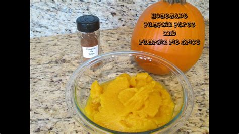 How To Make Homemade Pumpkin Puree And Pumpkin Pie Spice Youtube