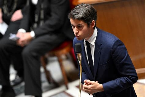 Gabriel Attal Nomm Matignon Plus Jeune Premier Ministre De L