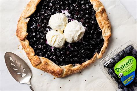 Spiced Blueberry Galette Recipe Driscoll S