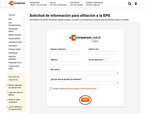 C Mo Solicitar Tu Cita En Compensar Eps