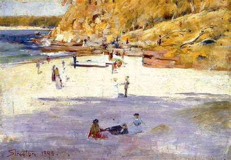 Manly Beach Arthur Streeton Encyclopedia Of Visual Arts