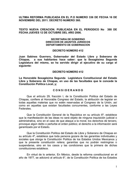 Ley Que Garantiza La Transparencia Y El Derecho A La Informaci N P