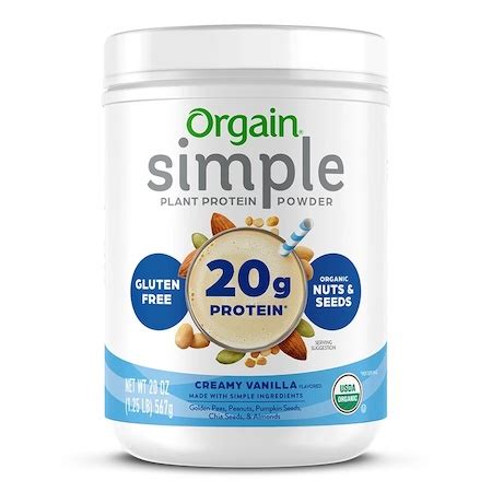 Orgain Simple Plant Protein Garage Gym Reviews