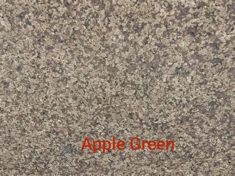 Polished Apple Green Granite Slab For Flooring Thickness Mm At