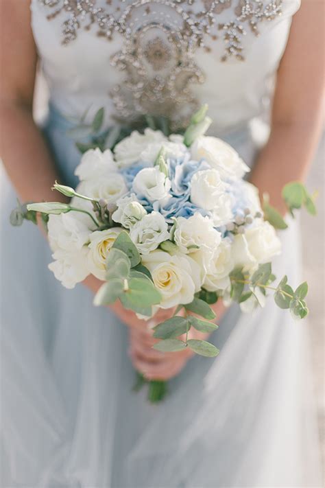 Intimate Dusty Blue Wedding In Santorini Chic And Stylish Weddings