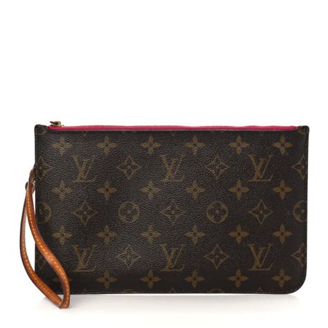 LOUIS VUITTON Monogram Neverfull MM GM Pochette Pivoine 1147420 ...