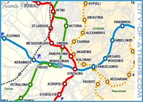 Athens Metro Map In English