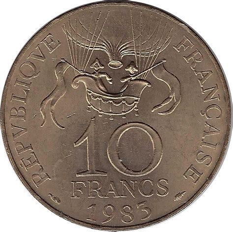 FRANCE 10 FRANCS CONQUETE DE L ESPACE 1983 Tranche B SUP Gonçalves