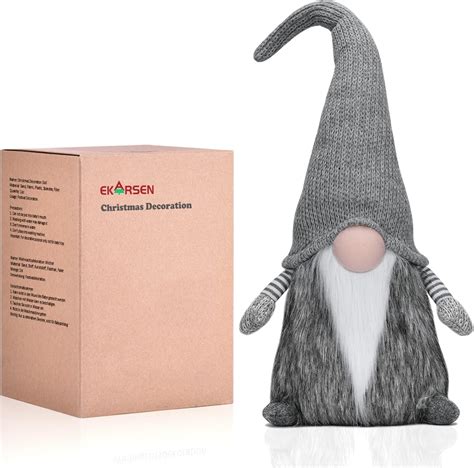 Amazon De Bambelaa Wichtel Mit Bart Deko Figur Weihnachten Dekoration