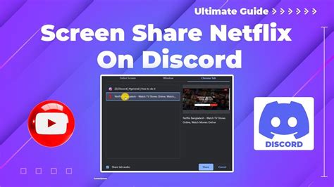 How To Screen Share Netflix On Discord 2024 Discord Tips Youtube