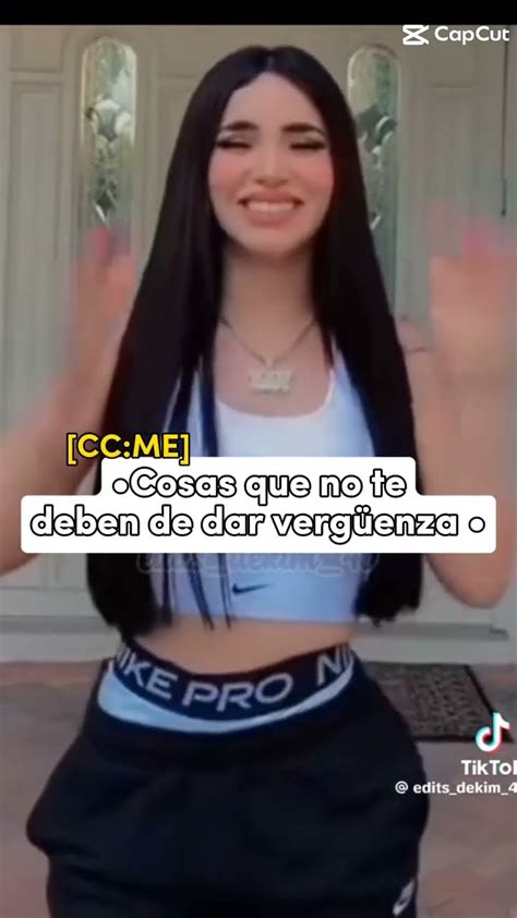 Cosas Que No Te Deben De Dar Vergüenza Youtube