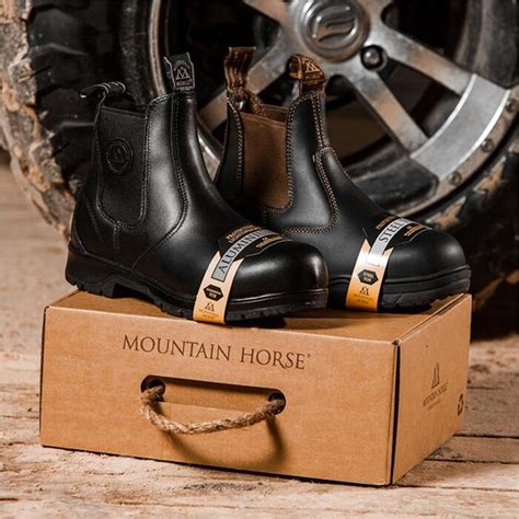 Mountain Horse Protective Jodhpur Boots Brown The Drillshed