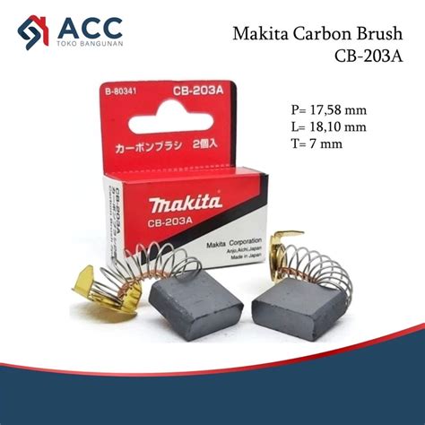 Jual Carbon Brush MAKITA CB 203 Arang Spul Sepul Bostel Kul