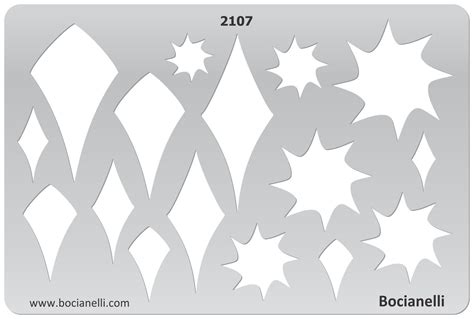 Design Template Stencil For Drawing Drafting Jewellery Making Stencil