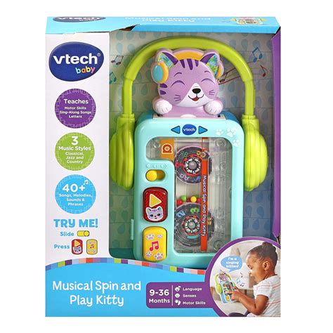 VTECH BABY MUSICAL SPIN AND PLAY KITTY – TOYBEEZ