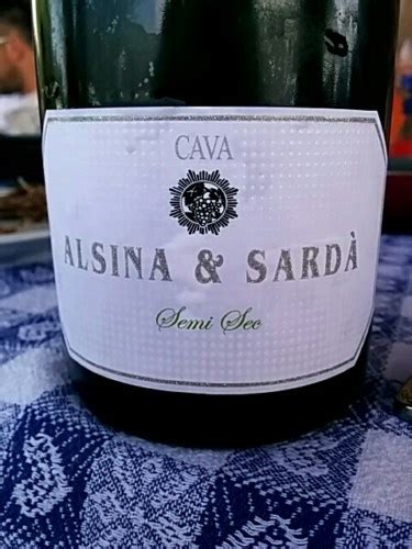 2014 Alsina Sarda Cava Semi Sec Vivino