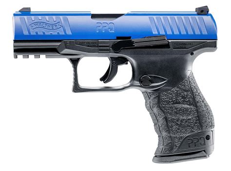 Co Pistole Ram Markierer Walther Ppq M T E Schwarz Blau F R Gummi