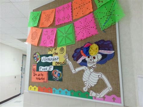 Dia De Los Muertos Bulletin Board Restaurant Ideas Bulletin Boards