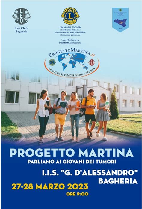 Il Lions Club Di Bagheria Presenta PROGETTO MARTINA LA LOTTA AI