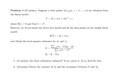 Solved Problem 4 25 Points Suppose N Data Points