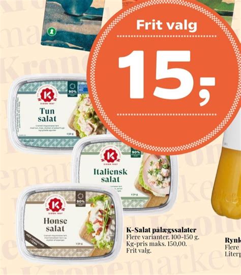 K Salat H Nsesalat Tilbud Hos Dagli Brugsen