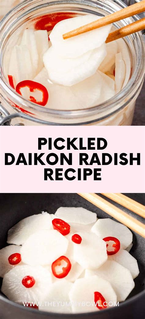how to make pickled daikon radish