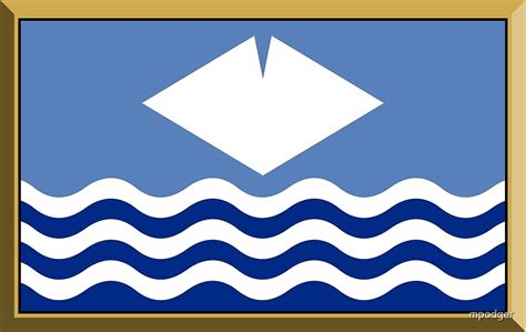 "Isle of Wight Flag Stickers, Gifts and Products" by mpodger | Redbubble