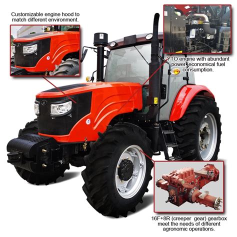 140-160HP Компактный сельскохозяйственный трактор KF 5000 - KF ...