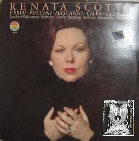 Antiguo Vinilo Old Vinyl Renata Scotto Verdi Puccini Mascagni