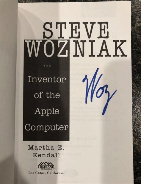 Steve Wozniak Inventor of Apple Computer Signed Book, Hobbies & Toys, Books & Magazines, Fiction ...