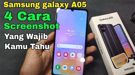 Cara Screenshot HP Samsung A05 Dan Samsung A05S Terlengkap YouTube