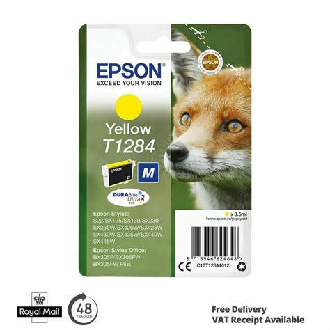 Epson T Yellow Ink Cartridge For Stylus S Sx W Sx W Ebay