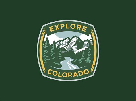 Explore Colorado Badge by Jerron Ames on Dribbble