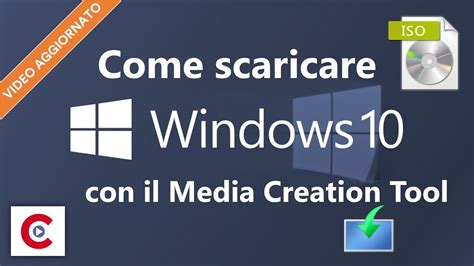 Come Scaricare La ISO Di Windows 10 Con Il Media Creation Tool YouTube