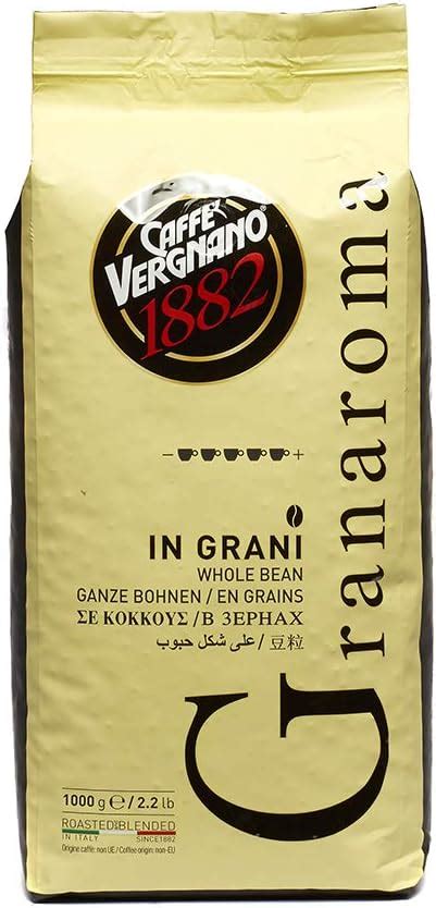 Caffè Vergnano 1882 Gran Aroma whole bean coffee 1 pack x 1 kg