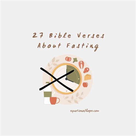 27 Bible Verses About Fasting And Fasting Examples - EQUATIONOFHOPE