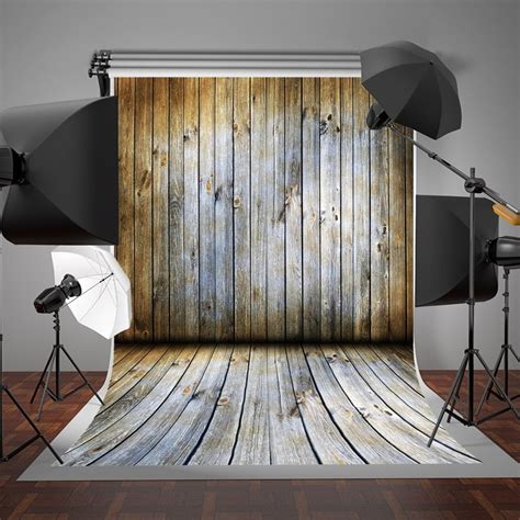 Hellodecor X Ft Vertical Stripes Broken Wood Photo Backdrop Wooden