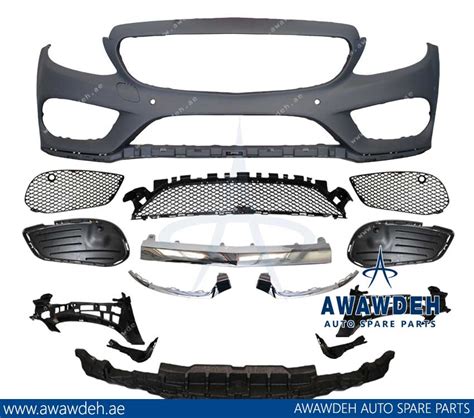 Front Bumper For Mercedes C Class C Class Spare Parts