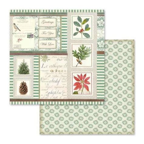 Stamperia Winter Botanic X Inch Paper Pack Sbbl For Scrapbooking