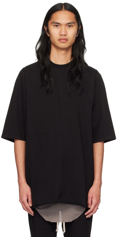 Black Jumbo T Shirt By Rick Owens Drkshdw On Sale