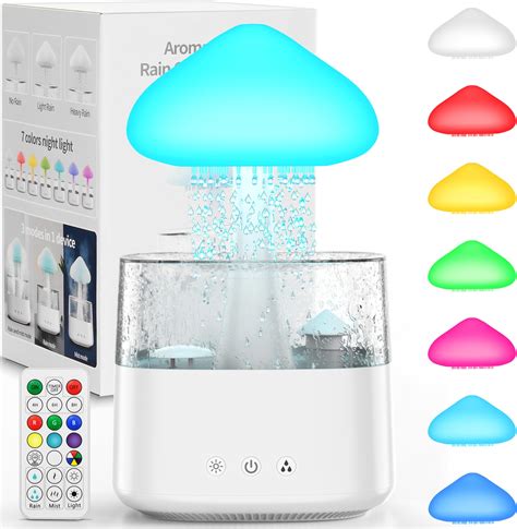 Amazon Rain Cloud Humidifier Water Drip Mushroom Humidifier