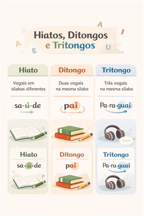 Saída É Ditongo Ou Hiato - Hiatos, ditongos e tritongos | Ditongo tritongo e hiato resumo ...