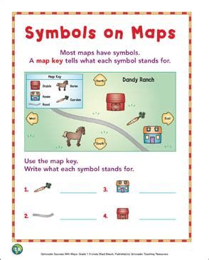 Map Symbols Printable Worksheets, Activities, and Quizzes for Kids ... - Worksheets Library