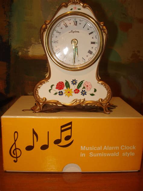 Maytime Musical Alarm Clock In Sumiswald Style Plays Dr Zhivago Laras