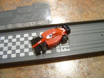 Ideal Tcr Mk Red White Formula Slotless Slot Car Total Control