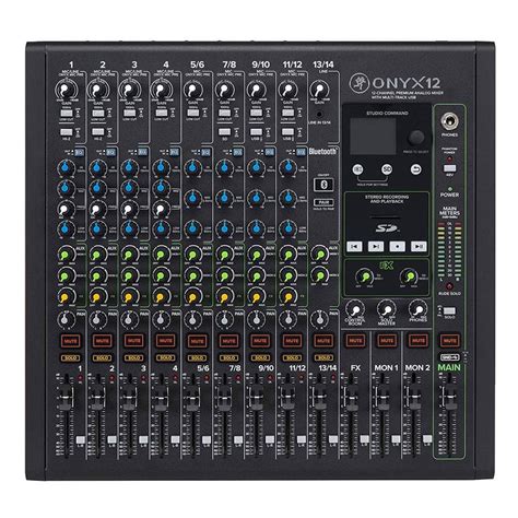 Mackie Onyx Channel Analog Mixer With Multi Track Usb Gigasonic