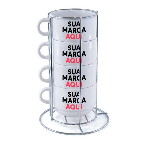 Torre De X Cara Ml Porcelana Personalizada Sua Arte Ou Logo