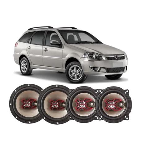 Kit Alto Falante Bravox Original Fiat Palio Weekend 5 E 6 Polegadas